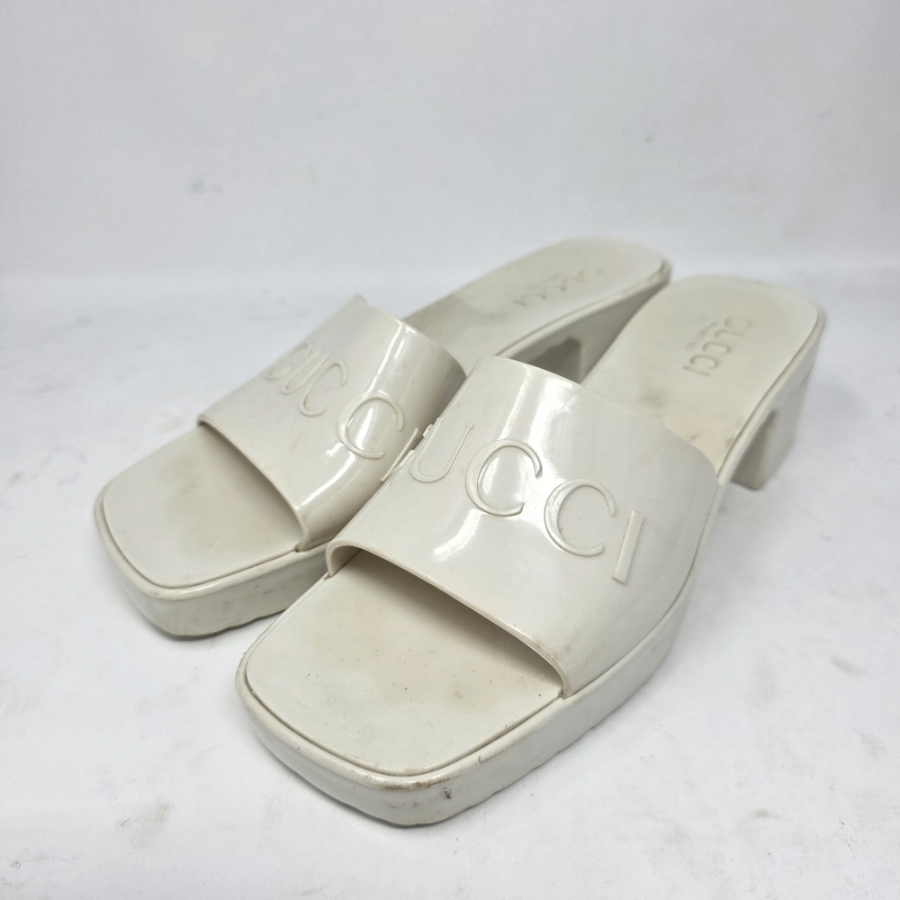 Gucci Cream Mules